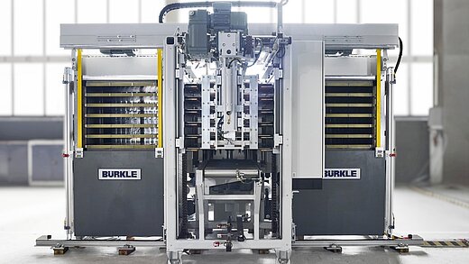 Laminating and press line for printed circuit boards